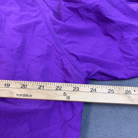 Vintage Nautica Jacket Mens Large Purple Offshore Races Hooded Windbreaker 90s - Picture 14 of 14